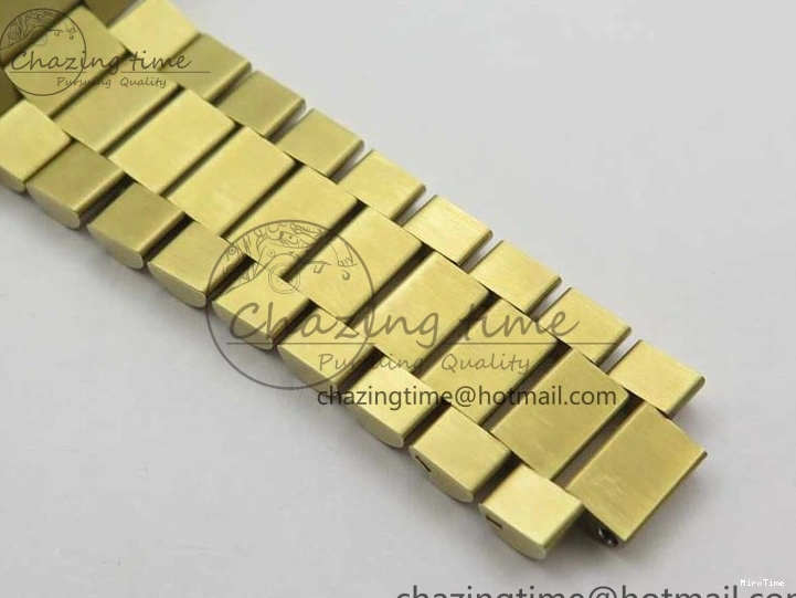 MiroTime 0220 Day-Date 40mm 228239 BP New Dial Version 904 YG Silver Roman Markers Dial on SS President Bracelet A Popular 2806